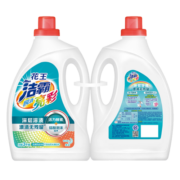 洁霸（ATTACK）花王瞬清亮彩无磷洗衣液3kg*2