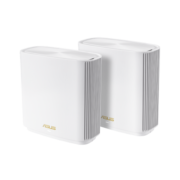 华硕（ASUS） 灵耀AX6600M分布式路由器博通三频四核全屋WiFi6千兆无线覆盖高速组网 【大户型白色双只装】覆盖500㎡