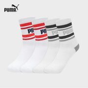 PUMA 彪马 男女款长筒袜4双装 100003834