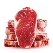大希地整切牛排 牛肉生鲜 儿童牛排 进口冷冻肉源10片（1200g/含酱包） 整切西冷*5片+整切菲力*5片