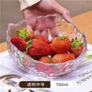天降福利：法兰晶 透明大号玻璃水果盘