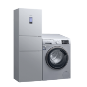 618预售：SIEMENS 西门子 306升风冷+9kg变频 冰洗套装 KG32HA26EC+WG42A2Z81W