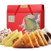 嘉湖细点 嘉兴肉粽  隆腾礼盒（10粽5味1240g）