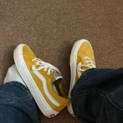 VANS 范斯 SK8-Low 中性款橘色灯芯板鞋