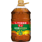 京东百亿补贴：鲁花 低芥酸浓香菜籽油 5.7L