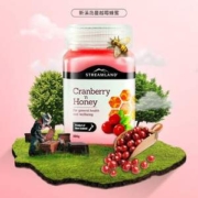 Streamland 新溪岛 天然野生蔓越莓/奇异果蜂蜜 500g