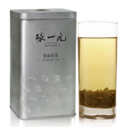 张一元茶叶 特级浓香型茉莉花茶茉莉香茗240g/罐 银桶 茉莉花飘香 银桶