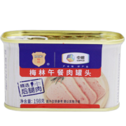 梅林（MALING） 午餐肉罐头 方便食品 火锅搭档 单罐装 美味午餐肉罐头198g