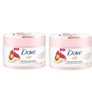 黑卡会员：Dove 多芬 石榴籽和乳木果冰激凌身体磨砂膏 298g*2
