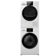 松下（Panasonic）洗烘套装10+10kg大容量 BLDC变频电机 温水泡沫净 智能节水 N103+EH10W