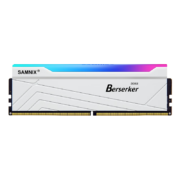 预售：海力士 新乐士 狂刃战士 DDR5 7200MHz 台式机内存条 32GB（16GBx2） 白色 RGB灯条