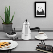 Lavazza 乐维萨 X ILSA联名 Carmencita 铝制单阀摩卡壶 2杯量  直邮含税到手￥212.09