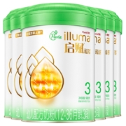 PLUS会员：illuma 启赋 幼儿配方奶粉 3段 900*6罐
