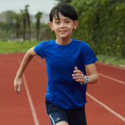 DECATHLON 迪卡侬 儿童运动短袖 宝石蓝