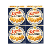 皇冠（danisa）丹麦曲奇饼干90g*4盒 休闲儿童零食早餐 印尼进口食品