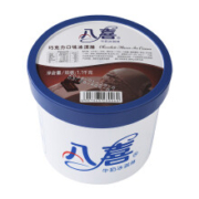 八喜 冰淇淋 巧克力口味 1100g*1桶 家庭装+八喜 甜筒 5支装*2件