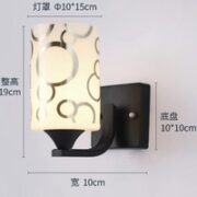 KIMHUAN 金幻 LED壁灯 C01黑+气泡 送光源 10*19cm