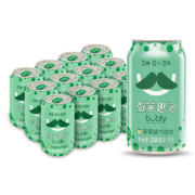 PLUS会员：pepsi 百事 微笑趣泡苹果味气泡水 330ml*12罐整箱*5件