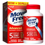 学生用户：Move Free 益节 氨糖软骨素钙片红瓶 200粒*3件+赠240枚鸡蛋（全年可兑）