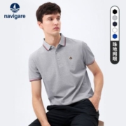 Navigare意大利小帆船2023夏季保罗polo衫男翻领短袖商务休闲t恤