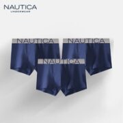 NAUTICA 诺帝卡 男士平角裤 3条装 NTNS120122