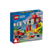 乐高（LEGO）积木60375消防局与消防车4岁+男孩玩具六一儿童节礼物