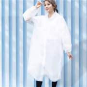 天降福利：Becoolfish 比酷鱼 纽扣加厚成人雨衣