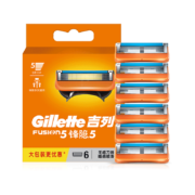 PLUS会员：Gillette 吉列 锋隐致顺 5剃须刀片 6刀头*2件