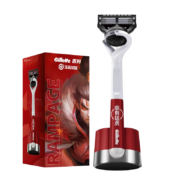 京东百亿补贴：Gillette 吉列 锋隐致顺礼盒 王者荣耀张飞款 （刀架+4刀头+底座）