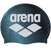 阿瑞娜（arena） 2022泳帽高弹硅胶舒适紧密贴合防水护发男女通用游泳帽时尚游泳装备 黑色/青绿色(BKTQ)