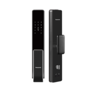 松下（Panasonic）指纹锁智能锁密码锁家用防盗门锁 全自动电子锁 EMW4112GH灰色
