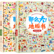 《那么大地板书：神奇自然+美丽中国》（共2册）