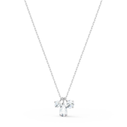 施华洛世奇（SWAROVSKI）【品牌官方直售】施华洛世奇  Attract Cluster 璀璨华光 项链女 镀白金色 5571077