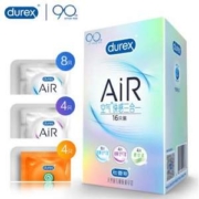 史低！Durex杜蕾斯 AiR空气快感三合一避孕套 16只
