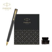 PARKER 派克 Vector威雅系列 黑金夹墨水笔+小墨水礼盒