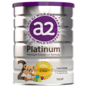 a2奶粉新版澳洲紫白金版新西兰原装进口婴幼儿奶粉900g 【6-12月】2段*1罐 25年1月左右