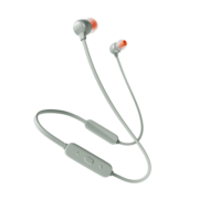 JBL T115BT 入耳式蓝牙无线耳机 运动音乐耳机 苹果安卓手机耳机 金属钛振膜 跑步磁吸式带麦 灰色