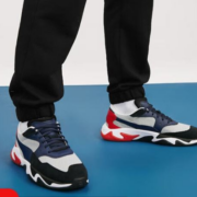 京东百亿补贴：PUMA 彪马 运动休闲鞋 STORM ORIGIN 369770 藏青色-水泥灰-黑色-03 38