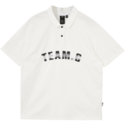 杰克·琼斯（JACK&JONES）春夏polo衫男士时尚百搭潮流宽松字母胶印polo衫男士短袖 A06白色 175/96A/M