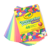 绘儿乐 Crayola 儿童多色折纸手工纸画纸形状认知造型纸 99-0036