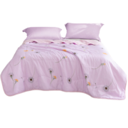 罗莱（LUOLAI）家纺 夏季床上用品可水洗夏被子被芯 粉色 200*230cm