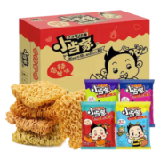 小当家干脆面干吃面方便面整箱装充饥吃货小零食小吃休闲食品 混合味 48包【整箱】