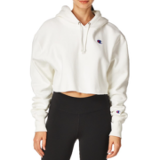 S码！Champion 冠军牌 WL659 女士反向编织短款连帽卫衣  直邮含税到手￥193.14