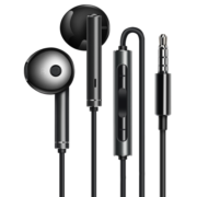 华为原装耳机线控半入耳式mate20 30 40p30nova3i7se荣耀9x10v20 30s AM116（金属版黑色）