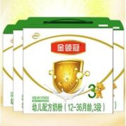 金领冠 育护 幼儿配方奶粉 3段 1200g*4