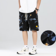 透气不闷热！ELV GLT 男士冰感休闲宽松短裤