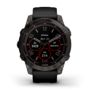 618预售、PLUS会员：GARMIN 佳明 Fenix 7 运动手表 010-02540-28 碳黑色 42mm DLC旗舰版
