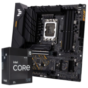 华硕【CPU主板套装】TUF GAMING B660M-PLUS D4重炮手主板+英特尔(intel) i5-12490F CPU 主板+CPU套装