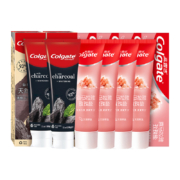 88VIP：Colgate 高露洁 牙膏套装 喜马拉雅盐115g*4+竹炭薄荷100g*2