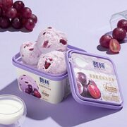 GEMICE 甄稀 满满葡萄奶油冰激凌 270g*桶